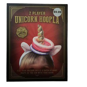 The Original Fun Workshop 2‎ Player Unicorn Hoopla Ring Toss Game Pink Purple